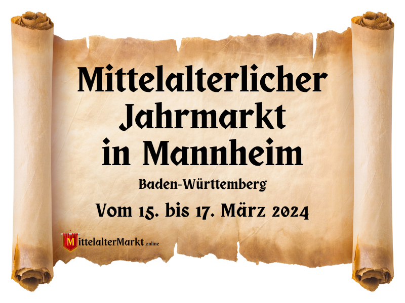 Mittelalterlicher Jahrmarkt in Mannheim (BW) 2024
