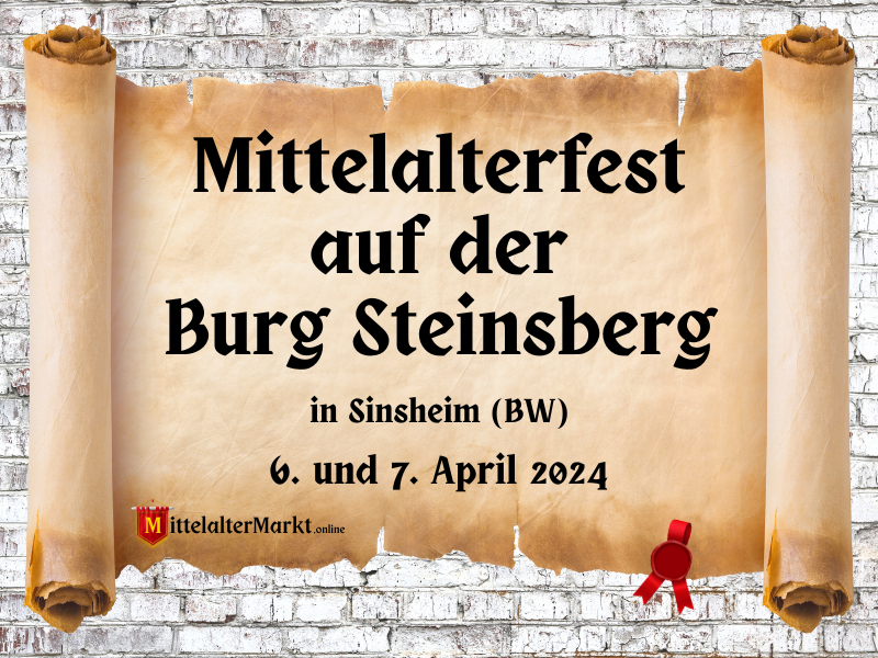 Mittelalterfest auf der Burg Steinsberg in Sinsheim (BW) 2024