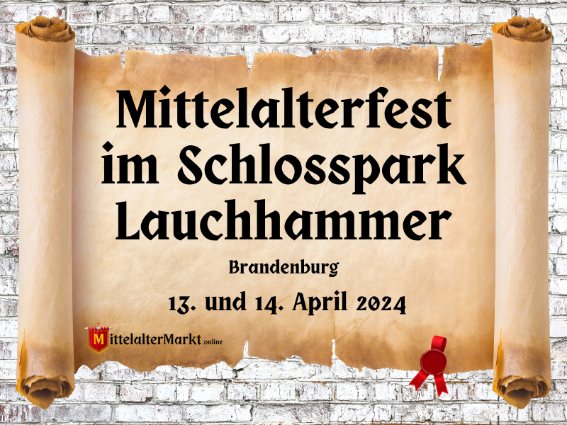 Mittelalterfest im Schlosspark Lauchhammer (BB) 2024