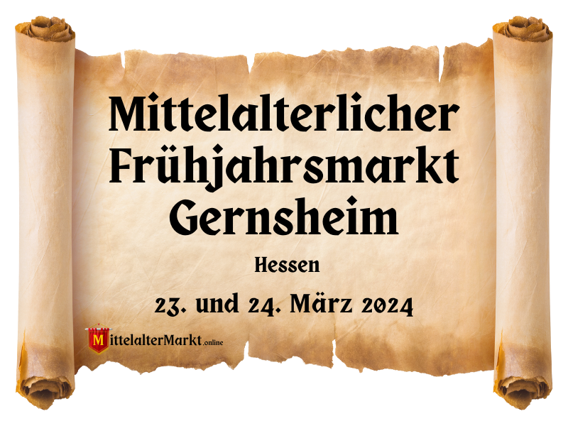 Mittelalterlicher Frühjahrsmarkt Gernsheim (HE) 2024