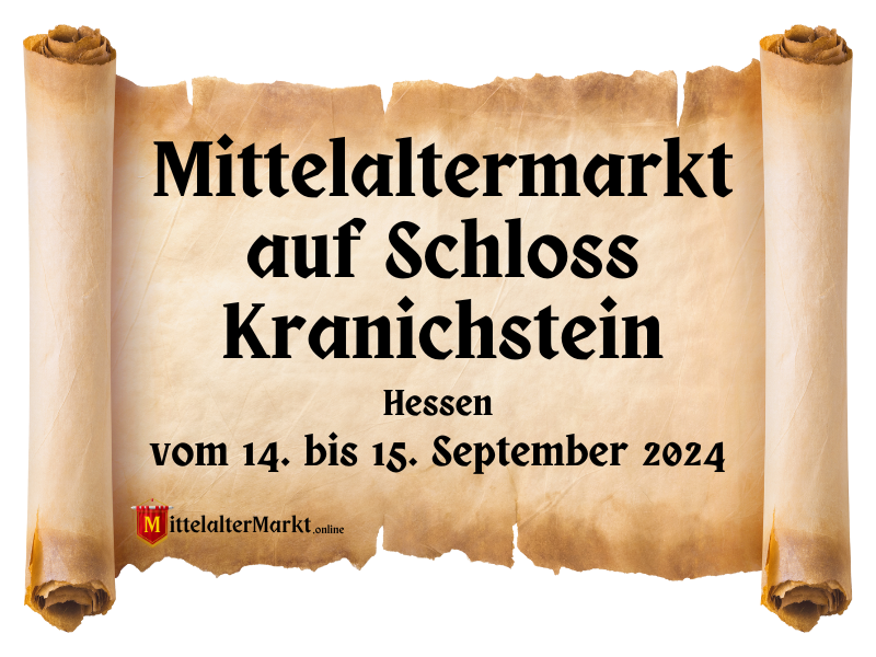 Mittelaltermarkt auf Schloss Kranichstein (HE) 2024