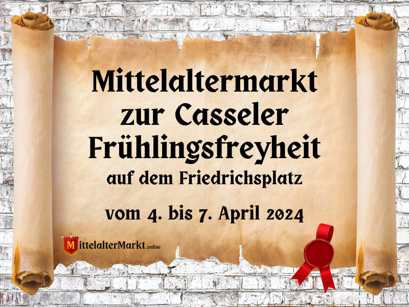 Mittelaltermarkt zur Casseler Frühlingsfreyheit (HE) 2024