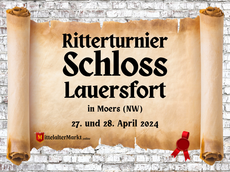 Ritterturnier Schloss Lauersfort in Moers (NW) 2024