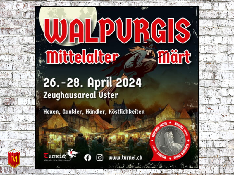 Walpurgis Mittelaltermärkt zu Uster (Schweiz) 2024