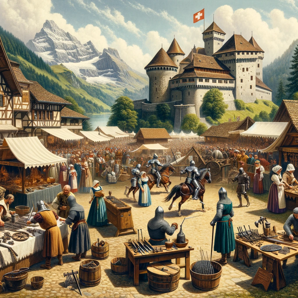 Mittelalterspektakel in der Schweiz