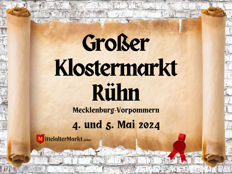 Großer Klostermarkt Rühn (MV) 2024