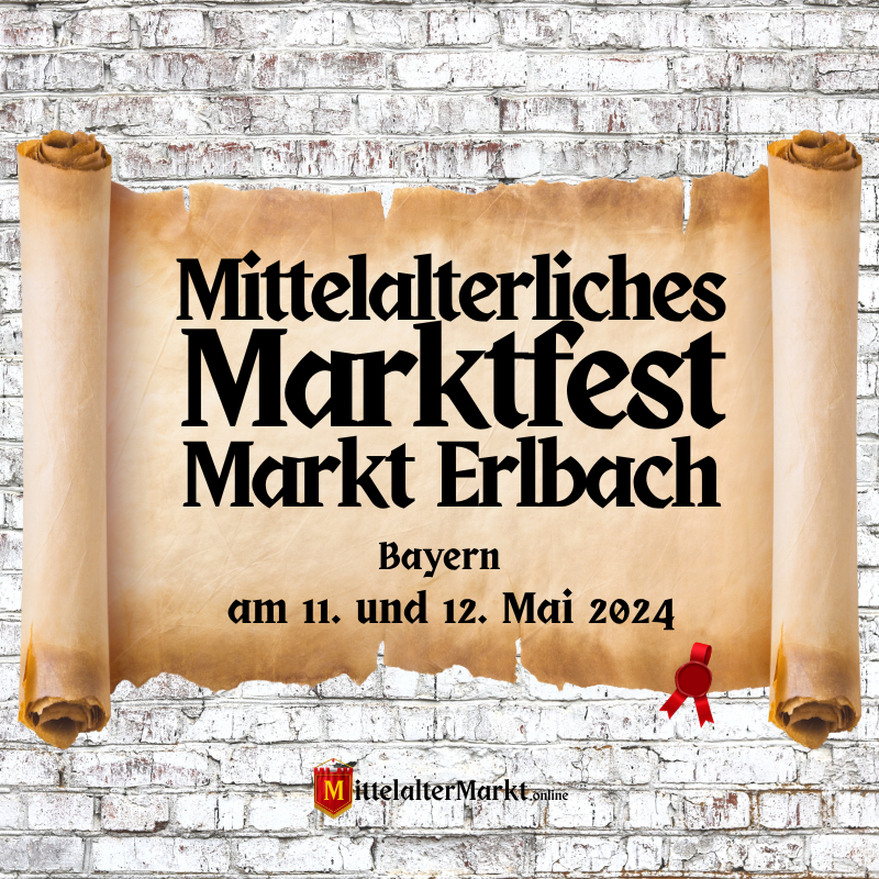 Mittelalterliches Marktfest in Markt Erlbach (BY) 2024