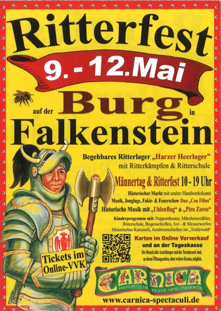 13. Ritterfest & Himmelfahrt auf der Burg Falkenstein 2024