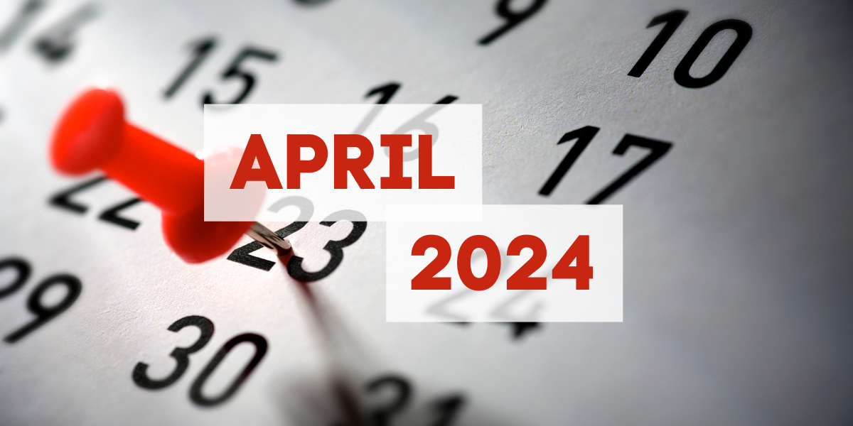 Veranstaltungen im April 2024