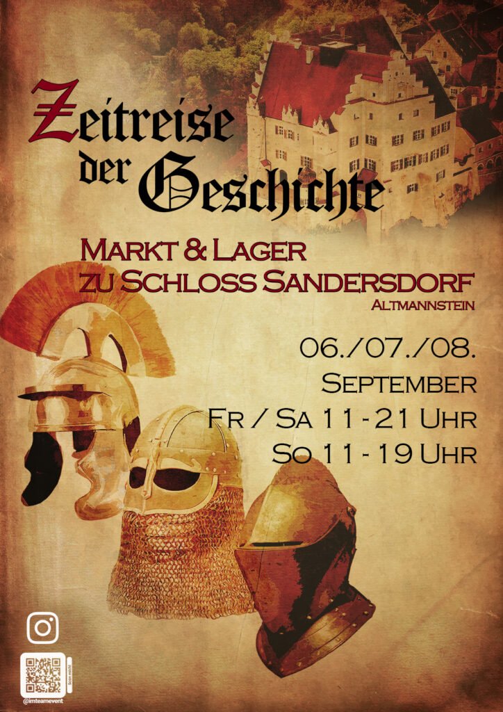 Zeitreise der Geschichte Schloss Sandersdorf 2024