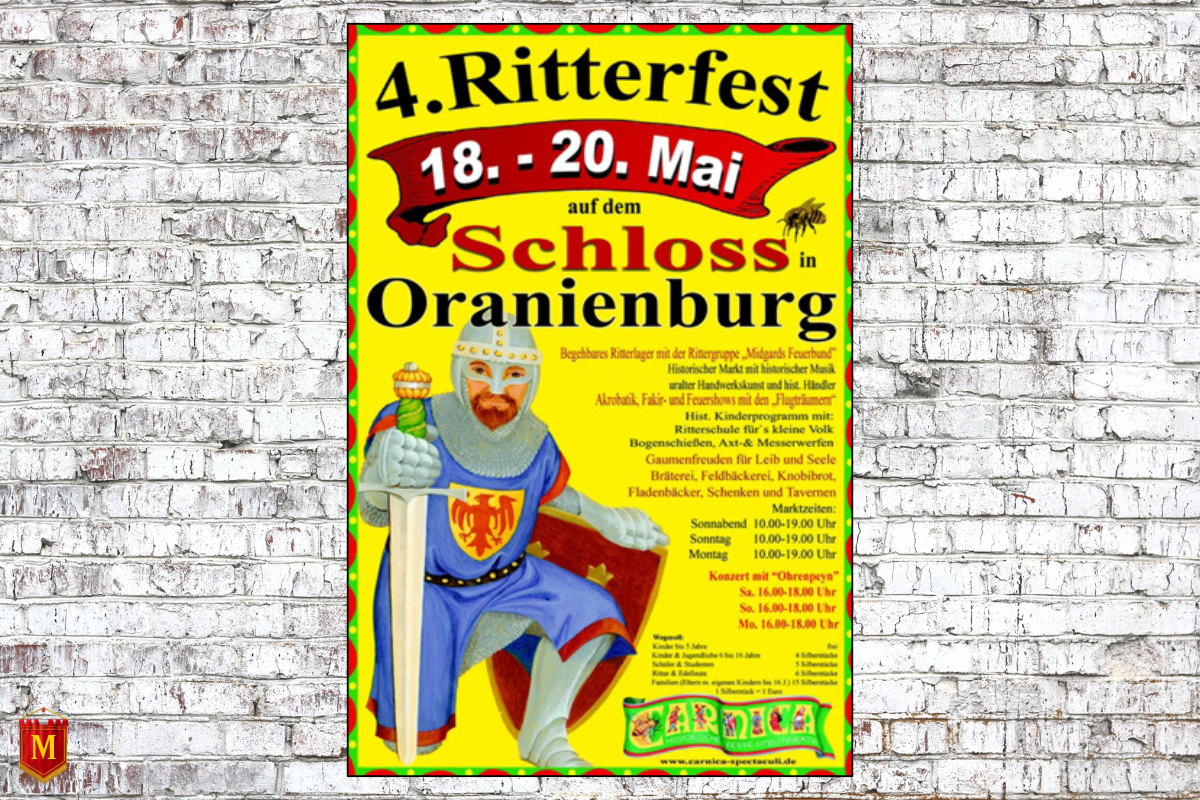 Ritterfest im Schlosspark Oranienburg