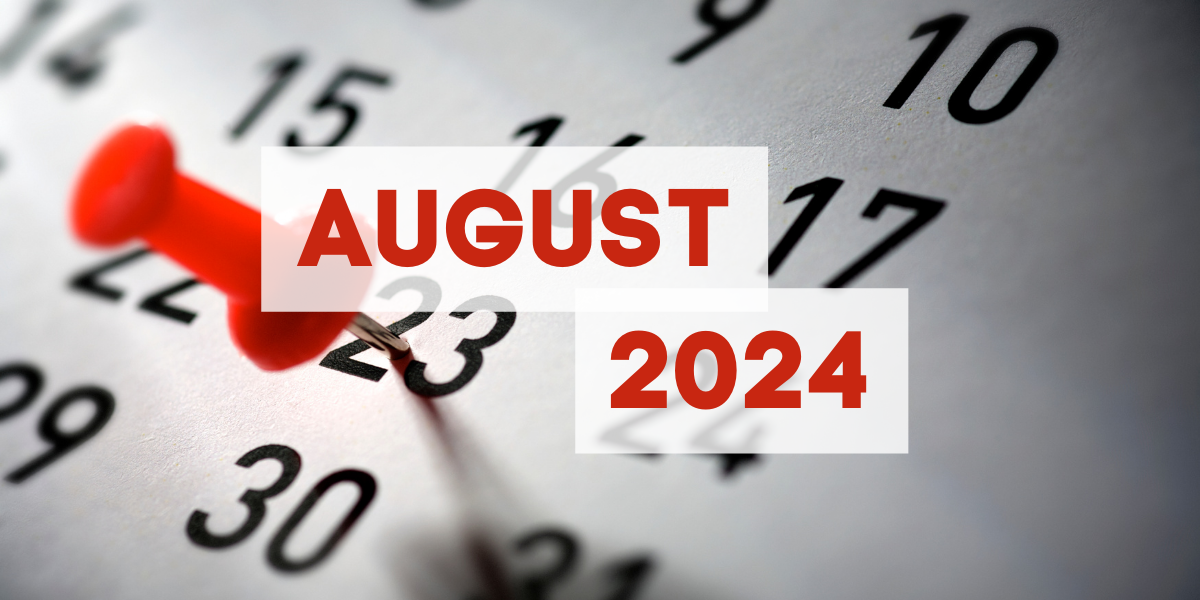 Veranstaltungen im August 2024