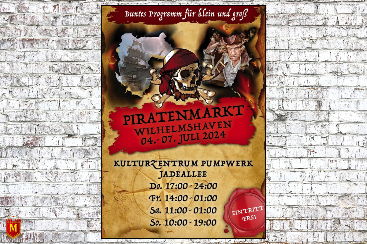 4. Historisches Piratenfest mit Mittelalterdorf Wilhelmshaven