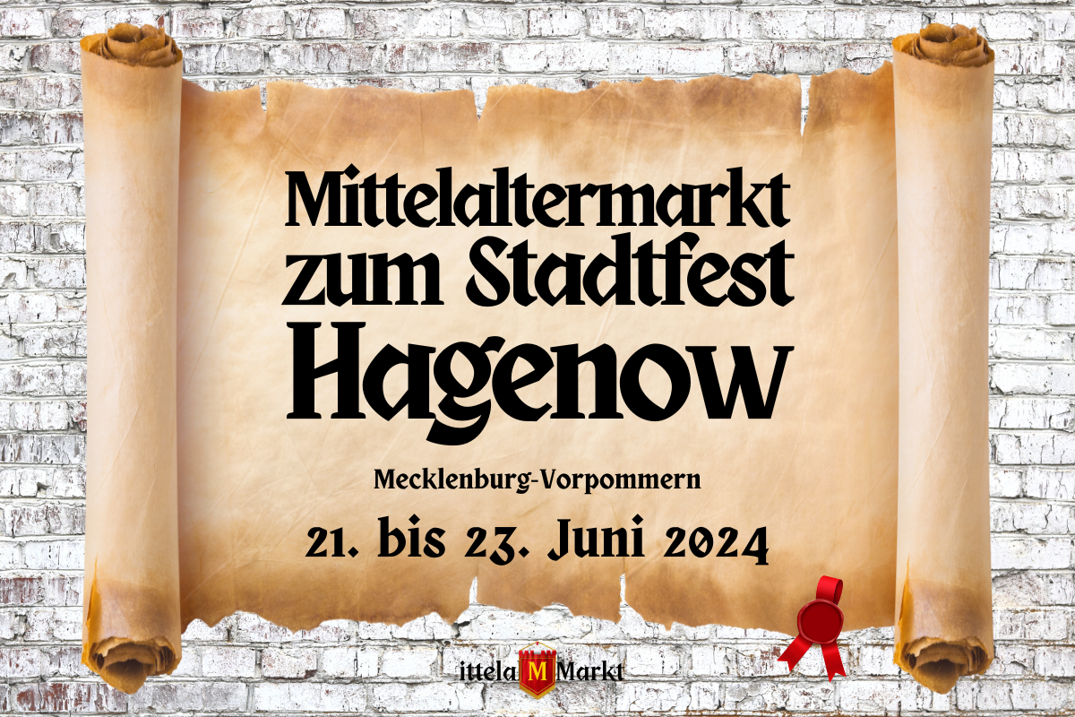 Mittelaltermarkt zum Stadtfest Hagenow 2024