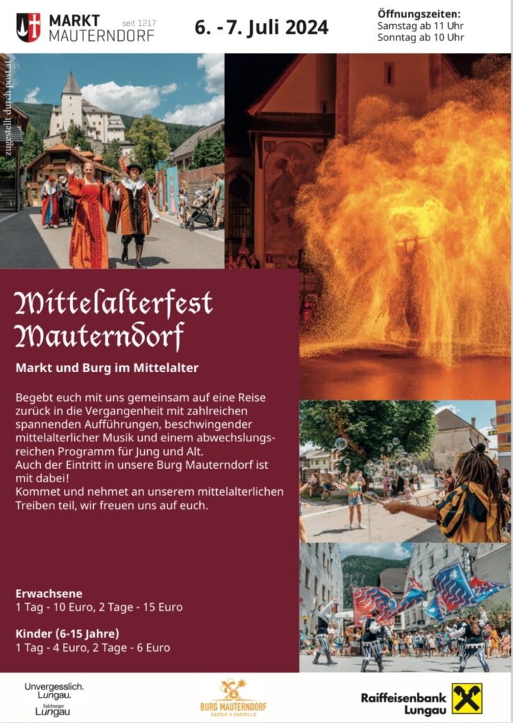 Mittelalterfest Mauterndorf  2024