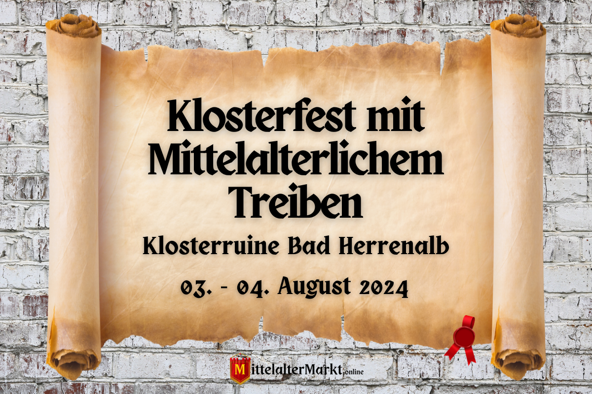 Klosterfest mit mittelalterlichem Treiben 2024