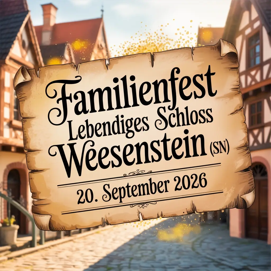 Familienfest – Lebendiges Schloss Weesenstein (SN) 2026