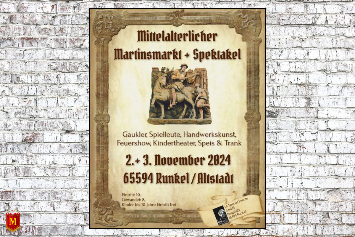 Mittelalterlicher Martinsmarkt & Spektakel 2024