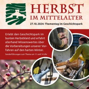 Herbst im Mittelalter | Geschichtspark Bärnau-Tachov 2024