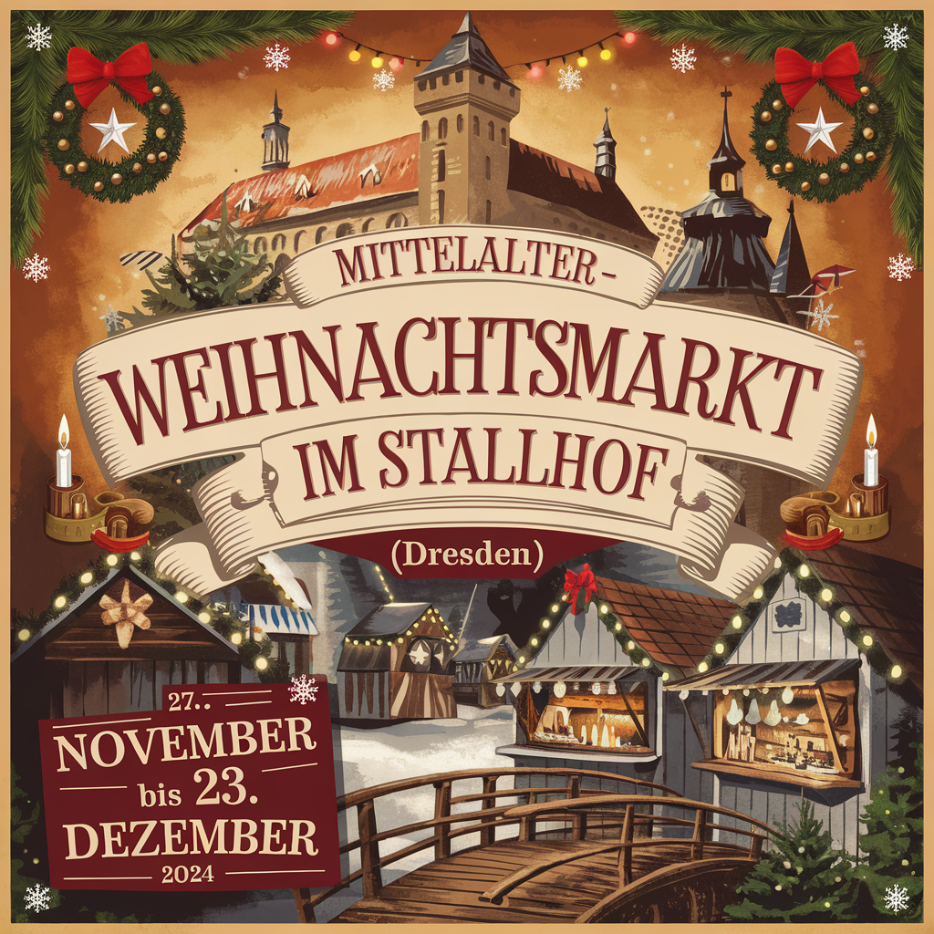 Mittelalter- Weihnachtsmarkt im Stallhof 2024