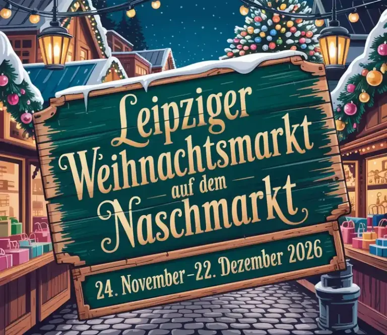 Leipziger Weihnachtsmarkt auf dem Naschmarkt 2026