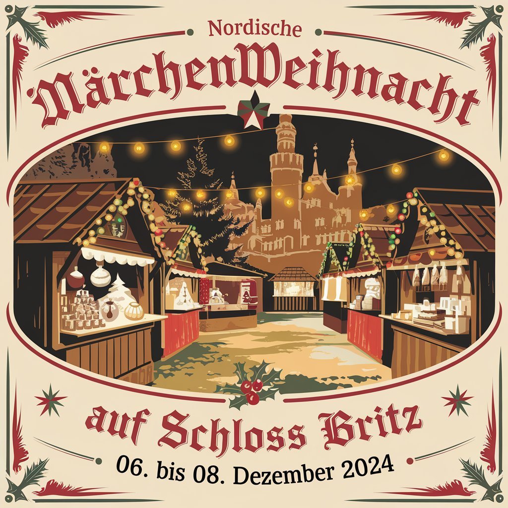 Nordische Märchenweihnacht auf Schloss Britz | 06. bis 08. Dezember 2024