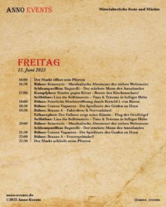 ANNO 1195 - Das dritte Fest: Mittelalterliche Zeitreise in Büren