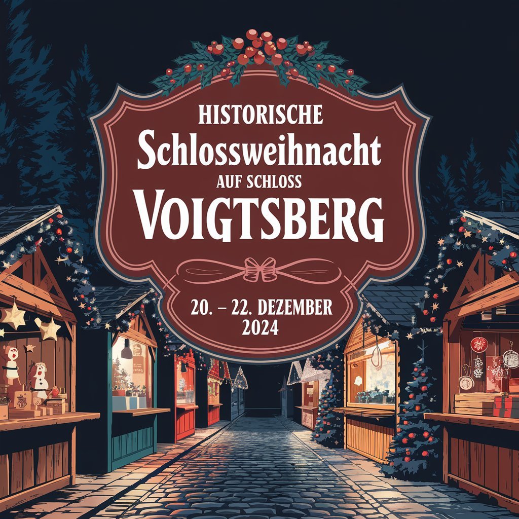 Historische Schlossweihnacht auf Schloss Voigtsberg 2024