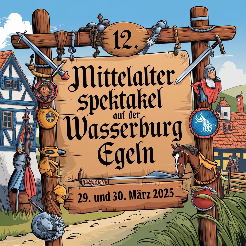 12. Mittelalterspektakel auf der Wasserburg Egeln