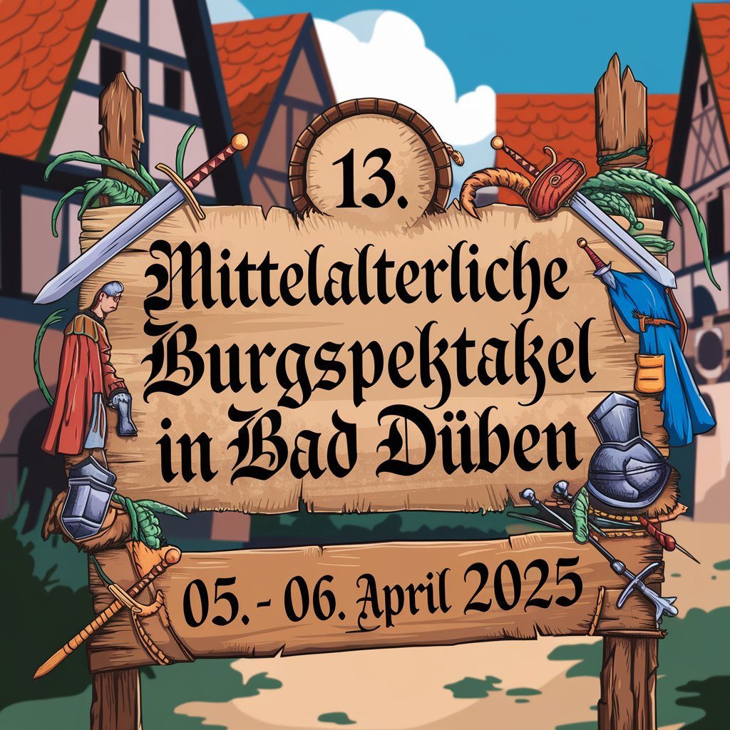 13. Mittelalterliches Burgspektakel in Bad Düben 2025