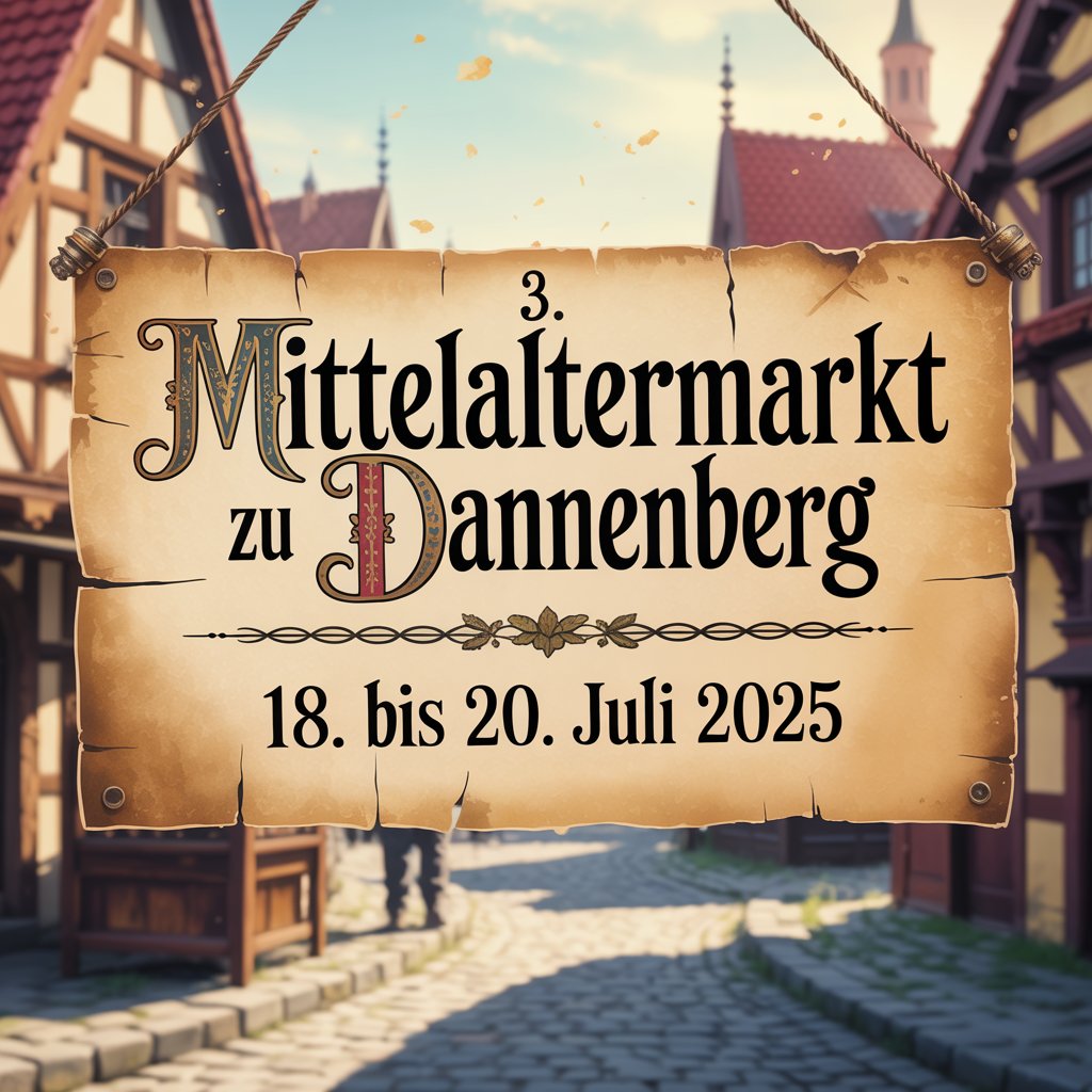 3. Mittelaltermarkt zu Dannenberg 2025