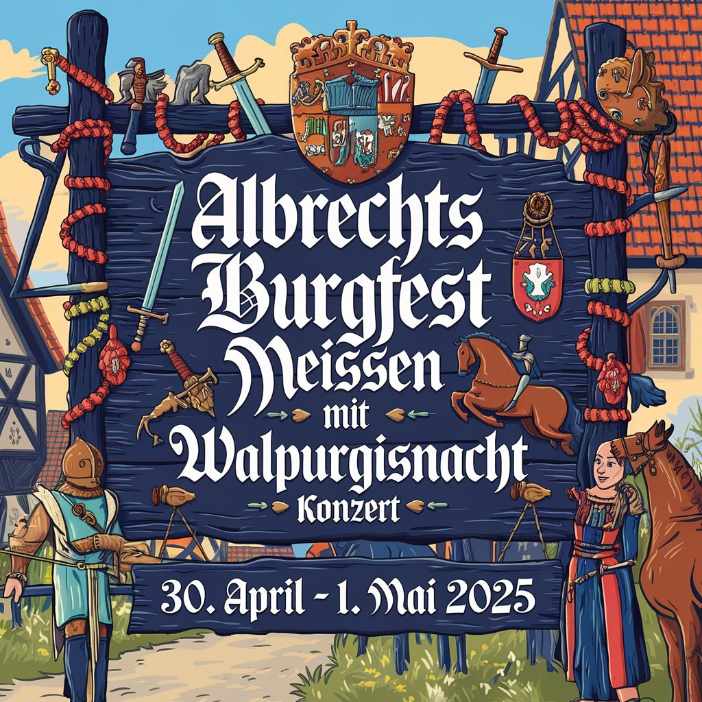 Albrechts Burgfest Meißen mit Walpurgisnacht - Konzert 2025