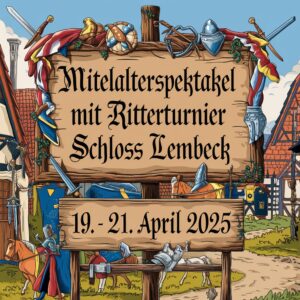 Mittelalterspektakel mit Ritterturnier Schloss Lembeck 2025