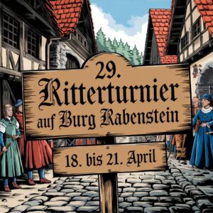 29. Ritterturnier auf Burg Rabenstein 2025