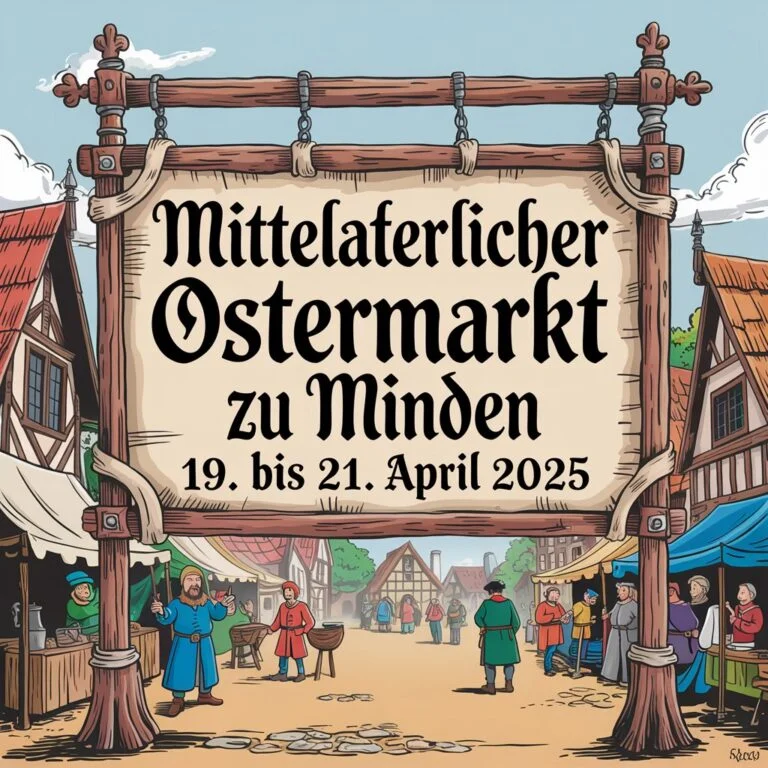 Mittelalterlicher Ostermarkt zu Minden 2025