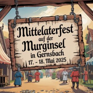 Mittelalterfest auf der Murginsel in Gernsbach 2025