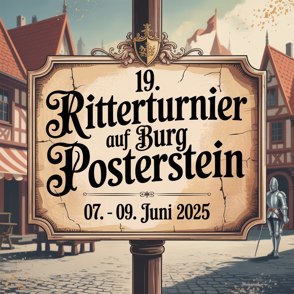 19. Ritterturnier auf Burg Posterstein 2025