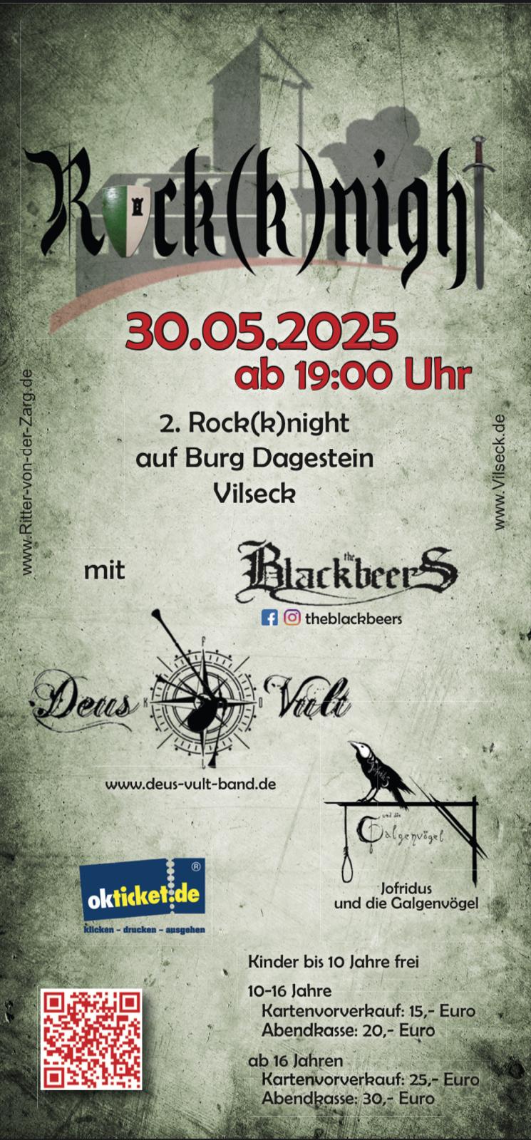 Rock(k)night auf Burg Dagestein zu Vilseck 2025