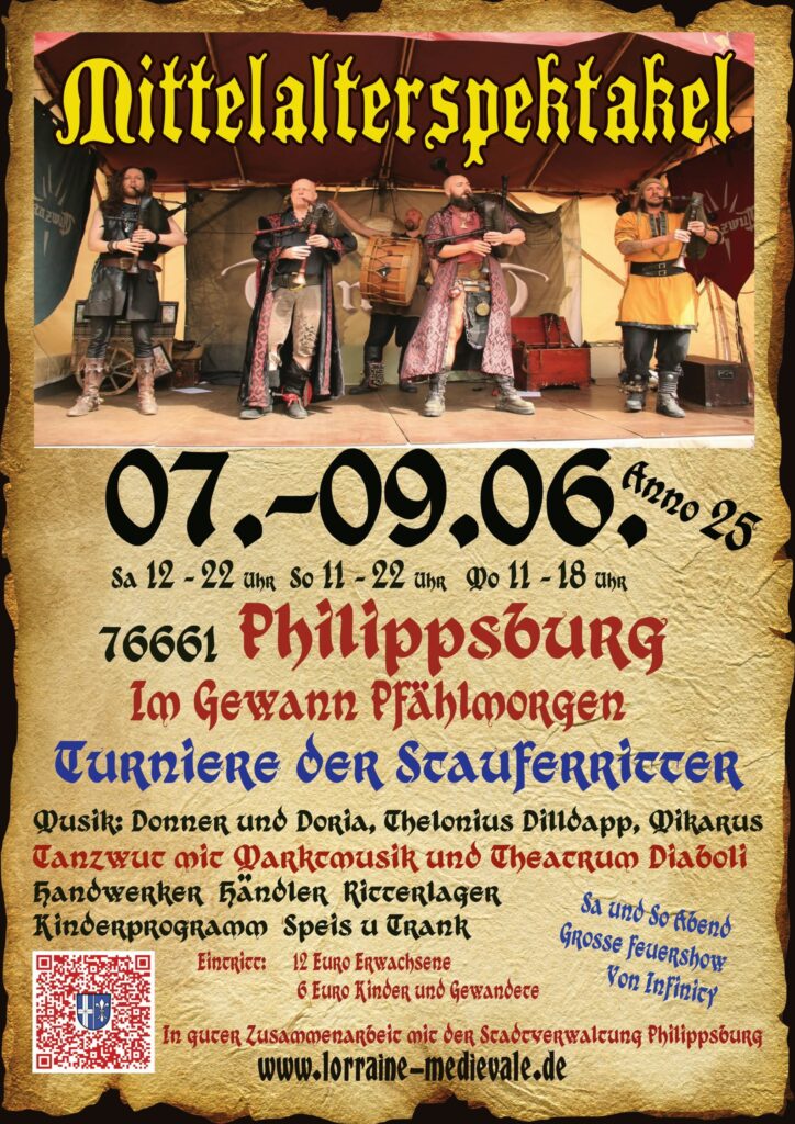 Mittelaltermarkt zu Pfingsten in Philippsburg 2025