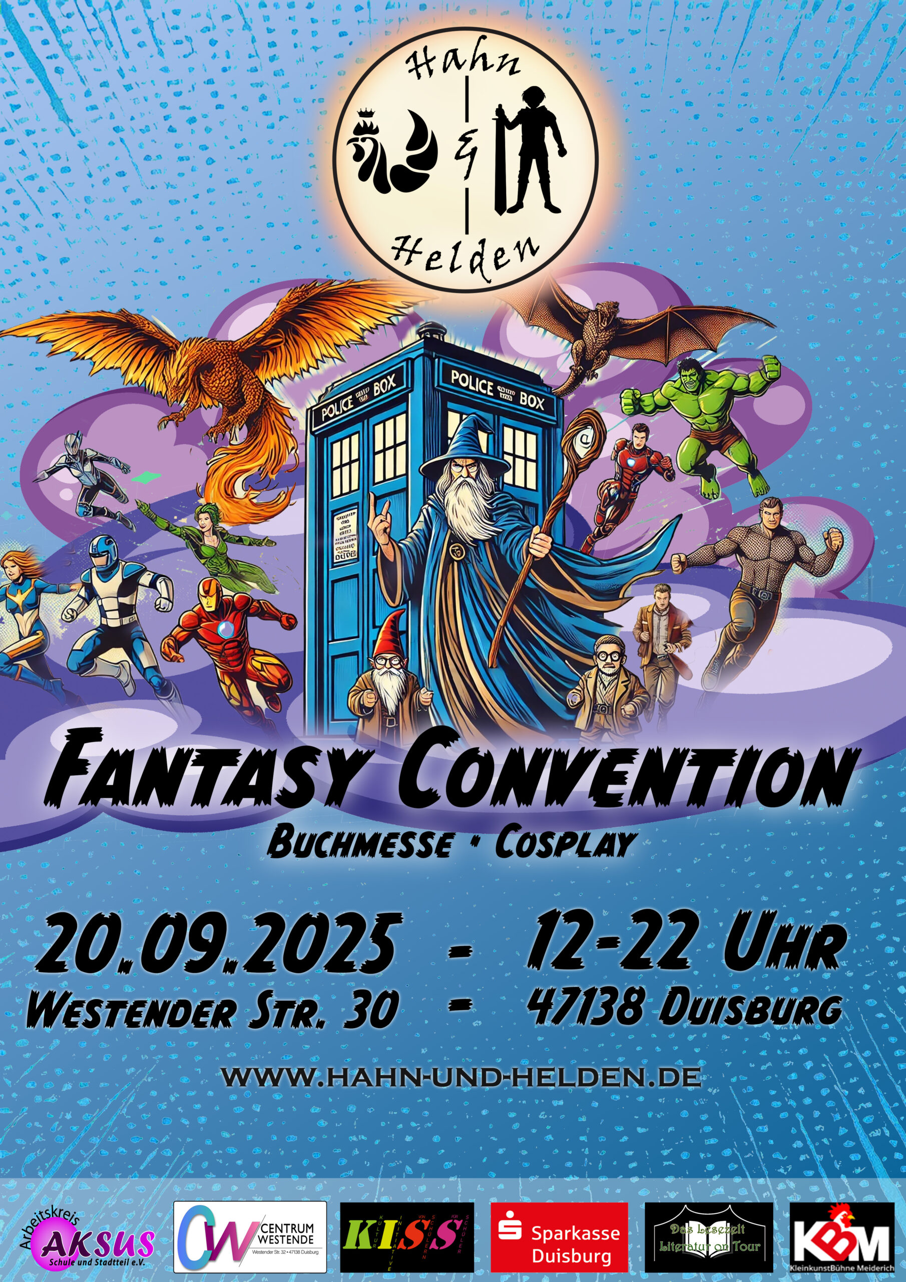 Hahn und Helden | Fantasy Buchmesse und Cosplay Convention in Duisburg