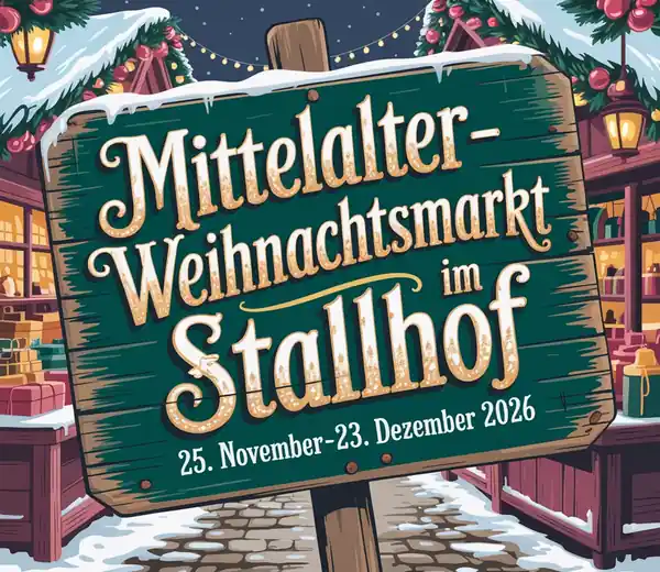 Mittelalter- Weihnachtsmarkt im Stallhof Dresden 2026