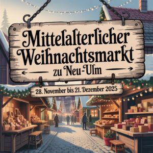 Mittelalterlicher Weihnachtsmarkt zu Neu-Ulm 2025
