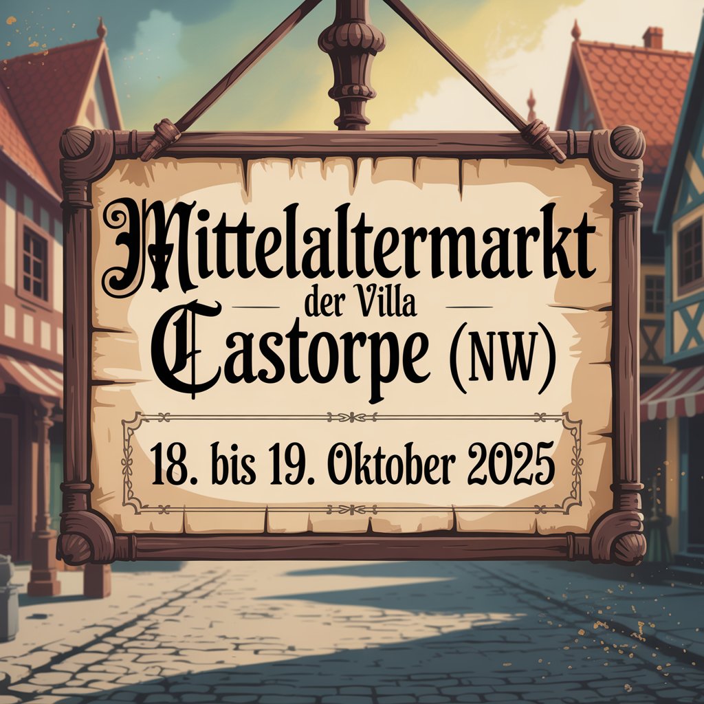 Mittelaltermarkt der Villa Castorpe 2025