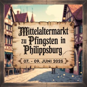 Mittelaltermarkt zu Pfingsten in Philippsburg 2025