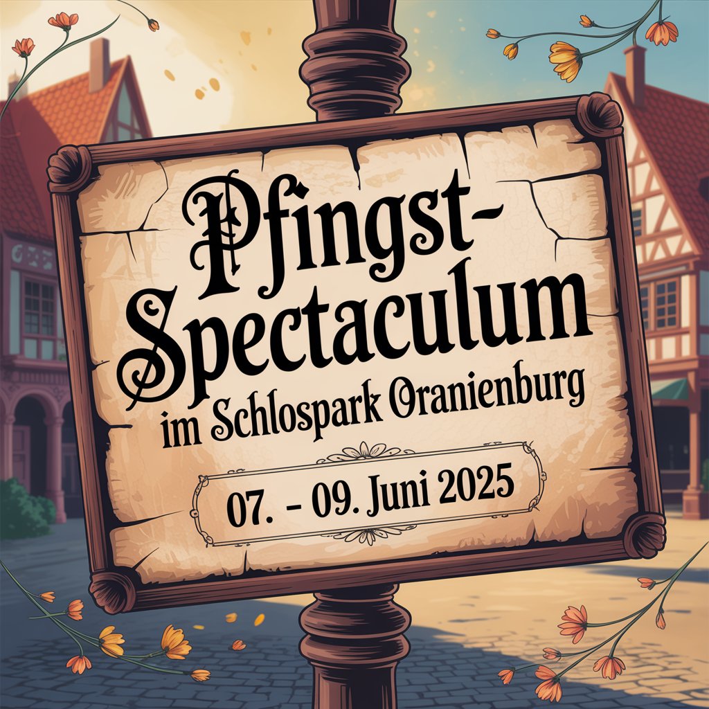 Pfingst-Spectaculum im Schlosspark Oranienburg 2025