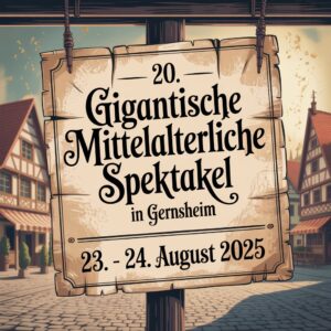 20. Gigantische Mittelalterliche Spektakel in Gernsheim 2025