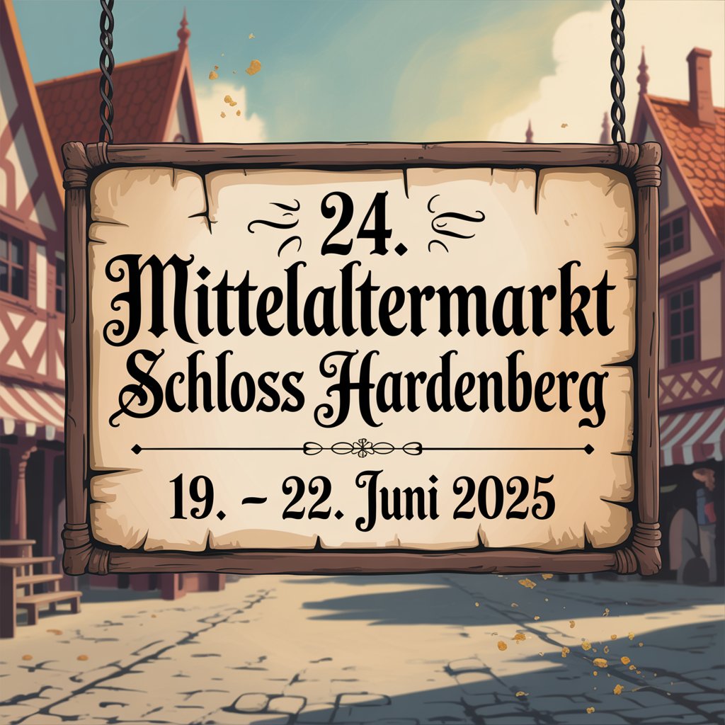 24. Mittelaltermarkt Schlosss Hardenberg