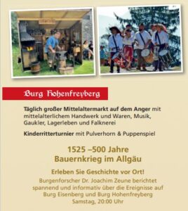 Mittelalterspektakel Hohenfreyberg 2025