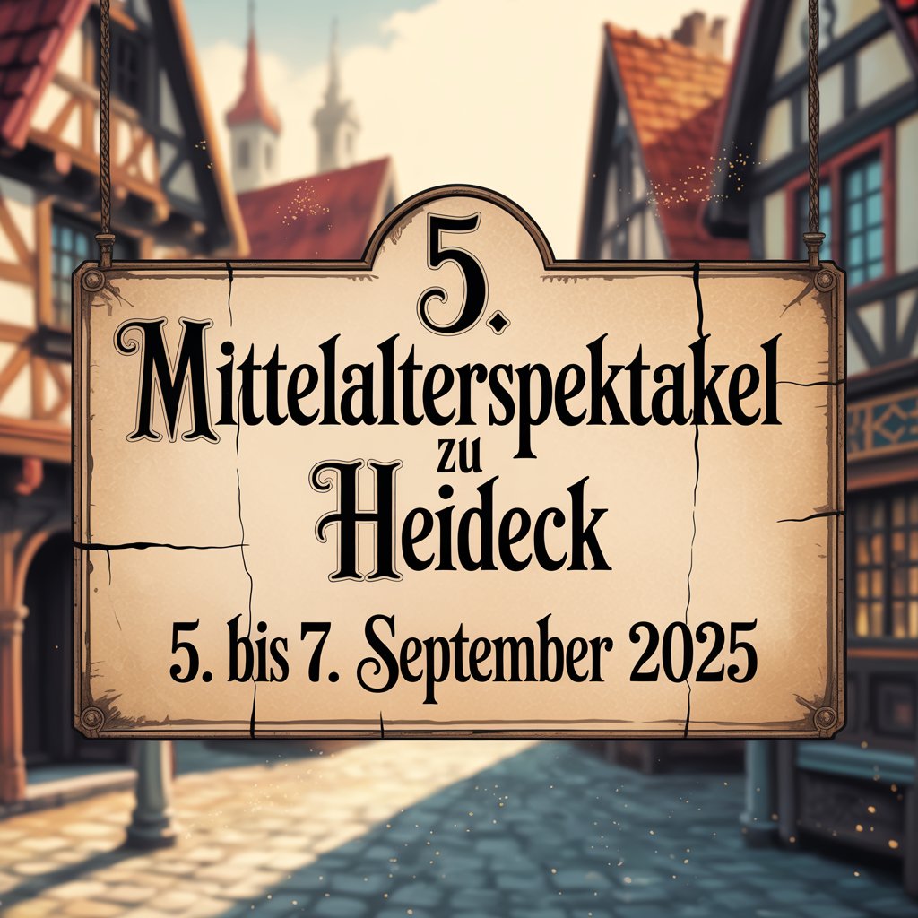 5. Mittelalterspektakel zu Heideck 2025