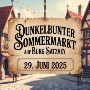 Dunkelbunter Sommermarkt auf Burg Satzvey 2025